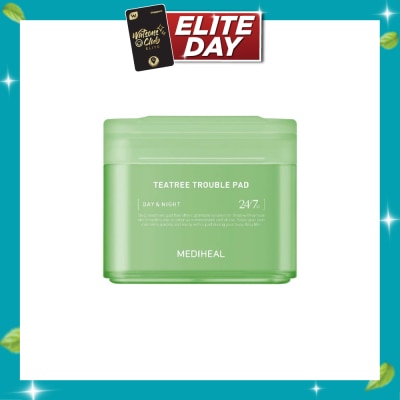 MEDIHEAL TeaTree Trouble Pad Day & Night 100s image