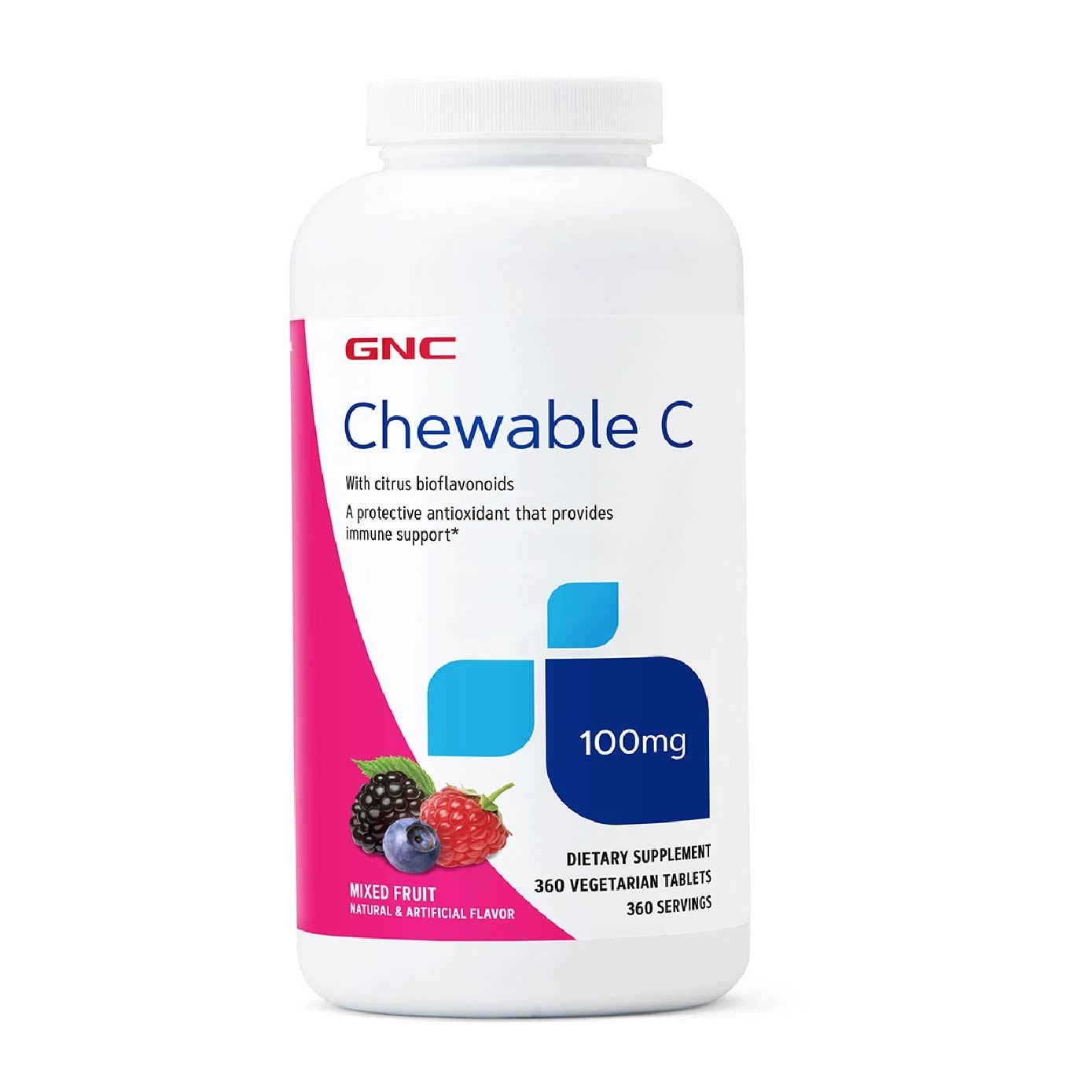 Chewable C 100mg Vegetarian tablet Mixed Fruit 360s