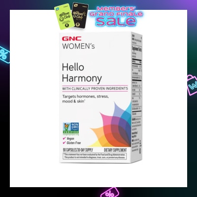 GNC Women's Hello Harmony Capsule 90s