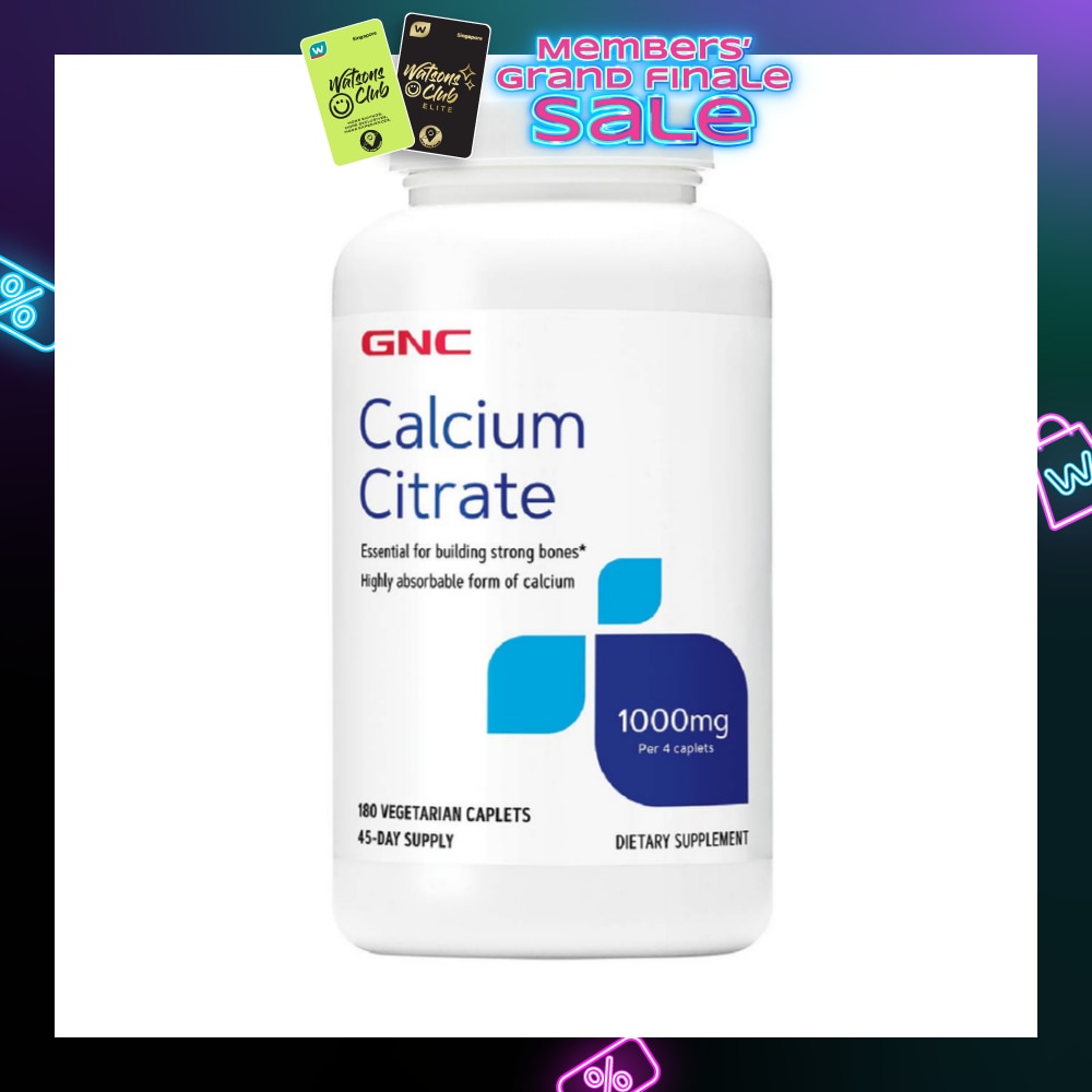 Calcium Citrate Vegetarian Caplet 180s