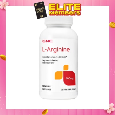 GNC L-Arginine 500mg Capsule 90s