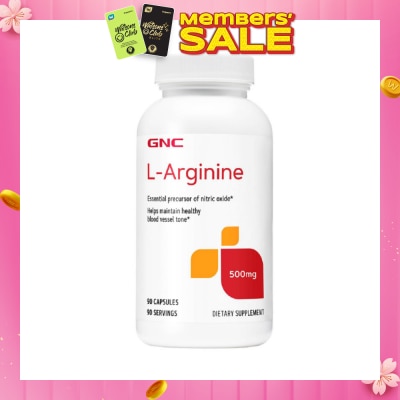 GNC L-Arginine 500mg Capsule 90s