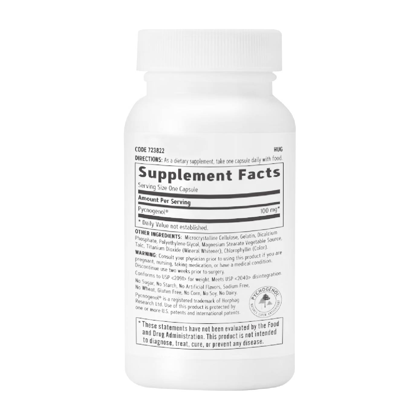 GNC PYCNOGENOL 100MG 30S