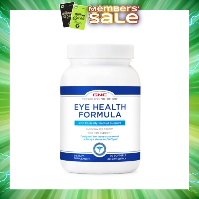 GNC - Preventive Nutrition Eye Health Formula Softgel 60s (Expiry: Aug`2026)