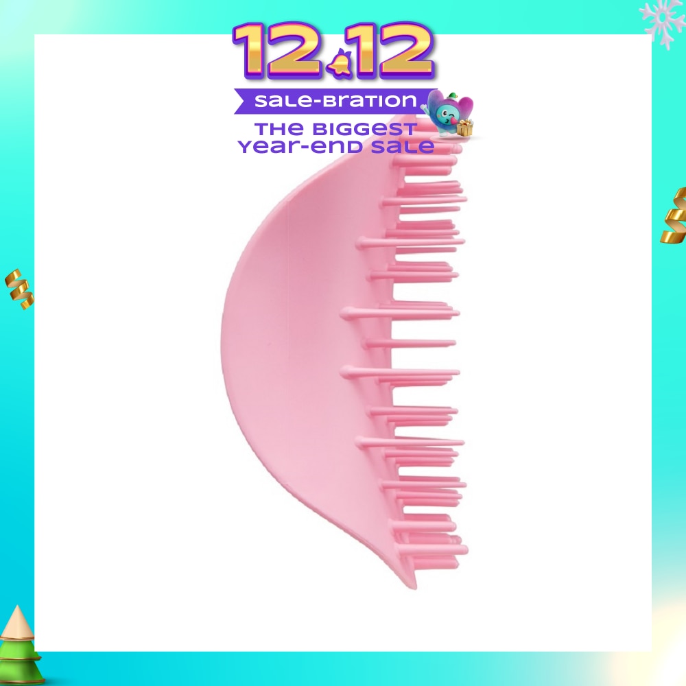 Scalp Exfoliator & Massage Pink (For Cleanse & Detox Scalp) 1s