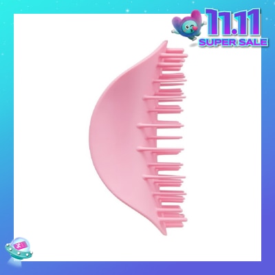 TANGLE TEEZER Scalp Exfoliator & Massage Pink (For Cleanse & Detox Scalp) 1s