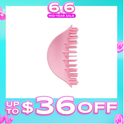 TANGLE TEEZER - Scalp Exfoliator & Massage Pink (For Cleanse & Detox Scalp) 1s
