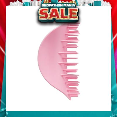TANGLE TEEZER - Scalp Exfoliator & Massage Pink (For Cleanse & Detox Scalp) 1s