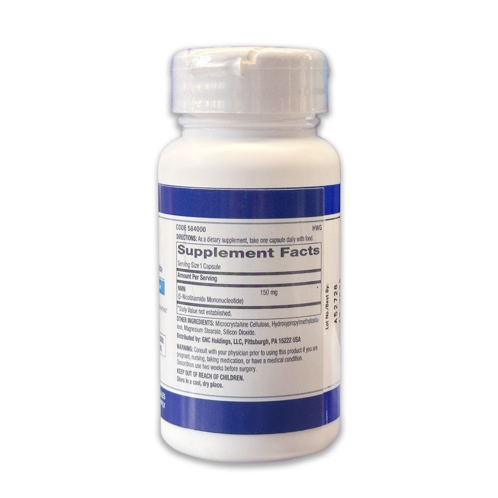 GNC Preventive Nutrition NMN B-Nicotinamide Mononucleotide 150MG