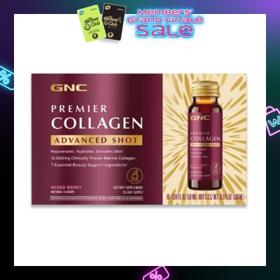GNC Premier Collagen Advanced Shot Mixed Berry 50ml x 10s