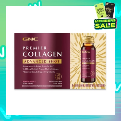 GNC Premier Collagen Advanced Shot Mixed Berry 50ml x 10s