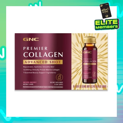 GNC Premier Collagen Advanced Shot Mixed Berry 50ml x 10s