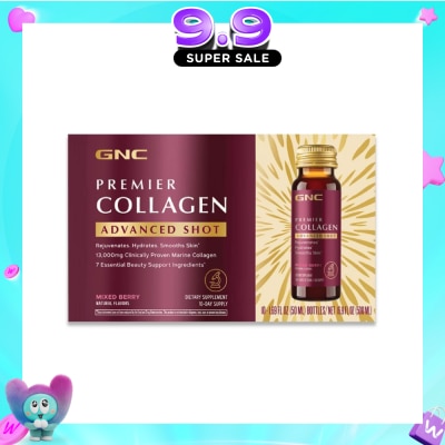 GNC - Premier Collagen Advanced Shot Mixed Berry 50ml x 10s&nbsp;(Expiry: May`2027) image