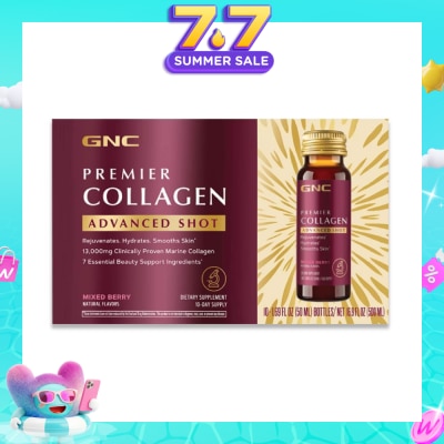 GNC - Premier Collagen Advanced Shot Mixed Berry 50ml x 10s&nbsp;(Expiry: May`2027)