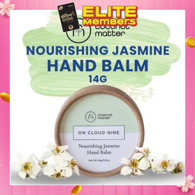 COCONUT MATTER On Cloud Nine Nourishing Jasmine Hand Balm (Suitable For Dry, Irritated & Cracked Skin) 14g