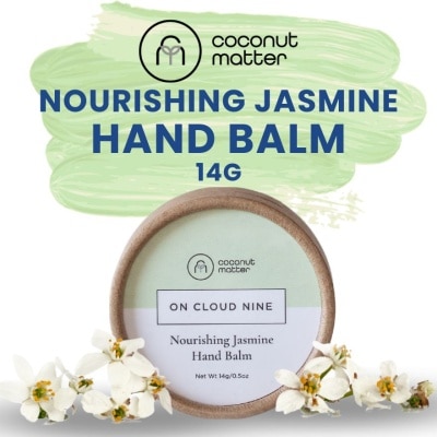 COCONUT MATTER On Cloud Nine Nourishing Jasmine Hand Balm (Suitable For Dry, Irritated & Cracked Skin) 14g