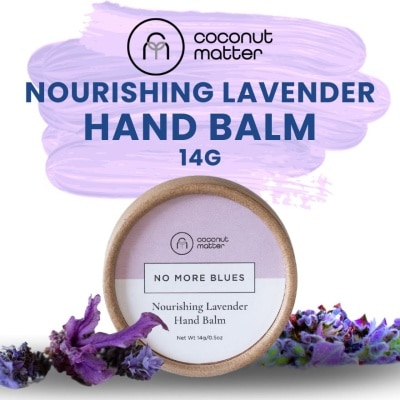 COCONUT MATTER No More Blues Nourishing Lavender Hand Balm (Suitable For Dry, Irritated & Cracked Skin) 14g