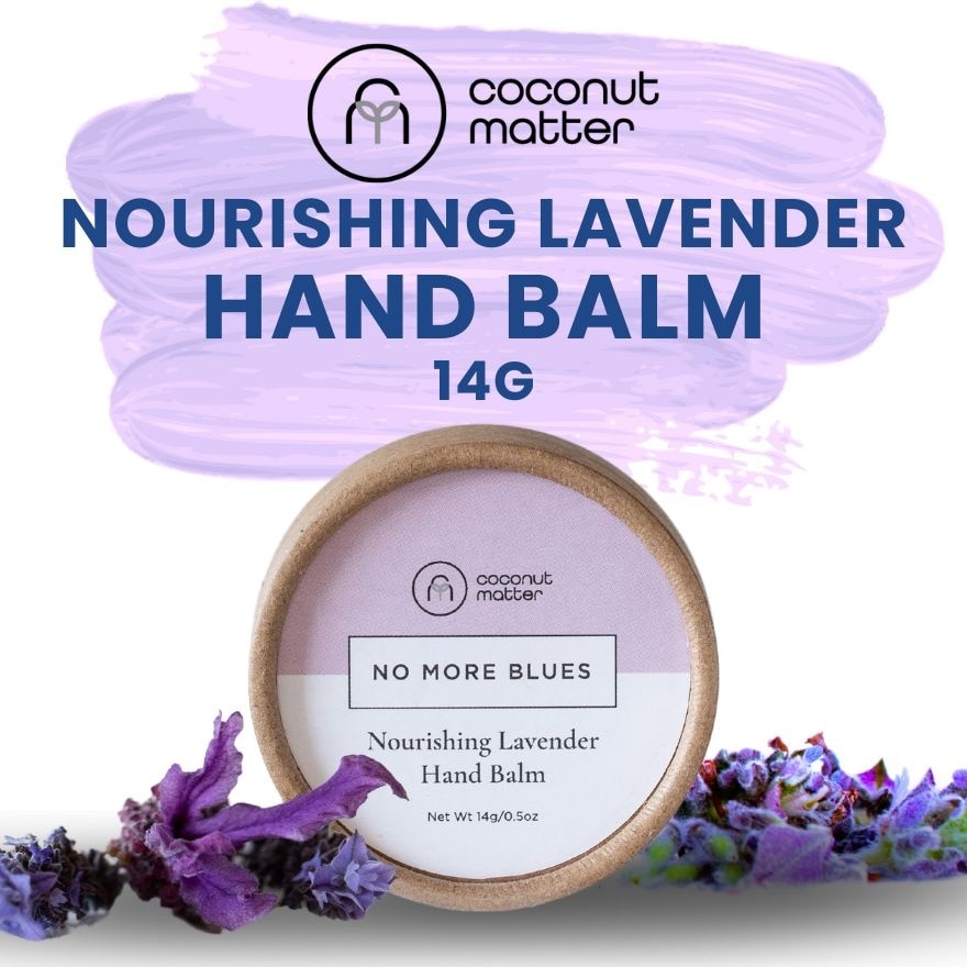 No More Blues Nourishing Lavender Hand Balm (Suitable For Dry, Irritated & Cracked Skin) 14g