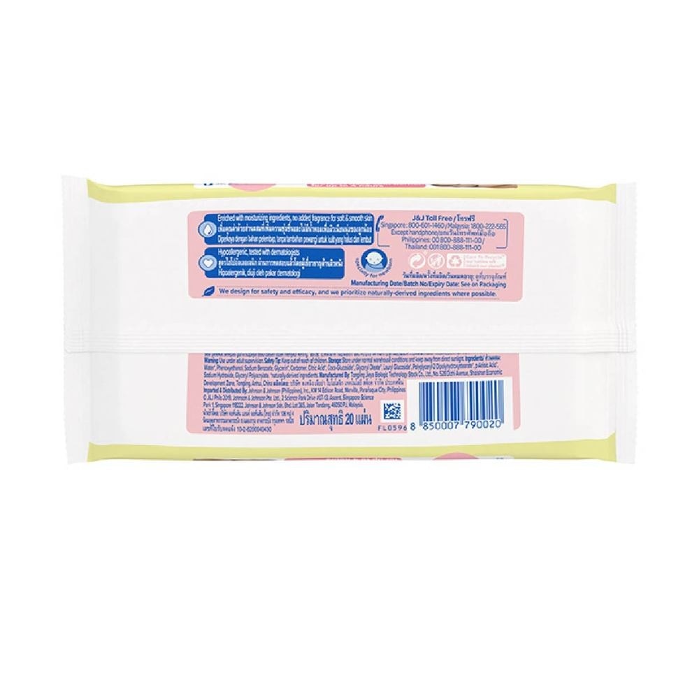 Skincare Fragrance Free Baby Wipes (Suitable For Delicate + Sensitive Newborn Skin) 20s