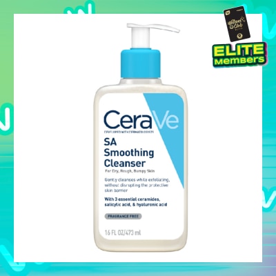 CERAVE Salicylic Acid Smoothing Cleanser (For Face & Body, Dry, Rough & Bumpy Skin) 473ml