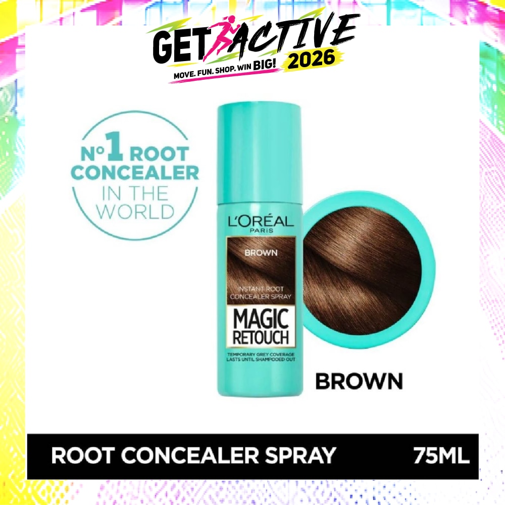 Magic Retouch Brown (Cover Grey Roots in 3 Seconds, No Ammonia & Peroxides) 75ml image