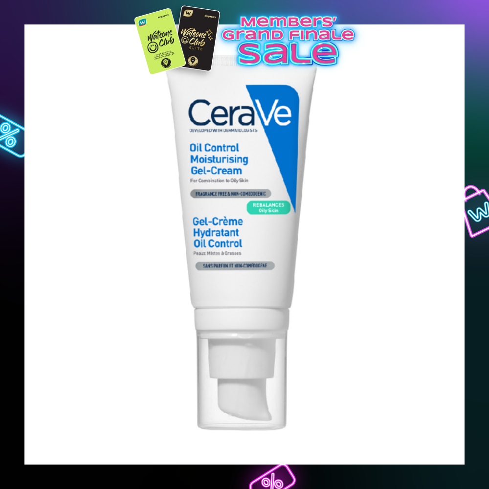 Oil Control Moisturising Gel-Cream (Fragrance Free & Non-Comedogenic, For Combination To Oily Skin) 52ml