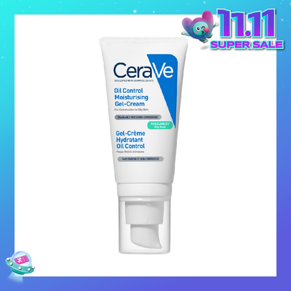 Oil Control Moisturising Gel-Cream (Fragrance Free & Non-Comedogenic, For Combination To Oily Skin) 52ml