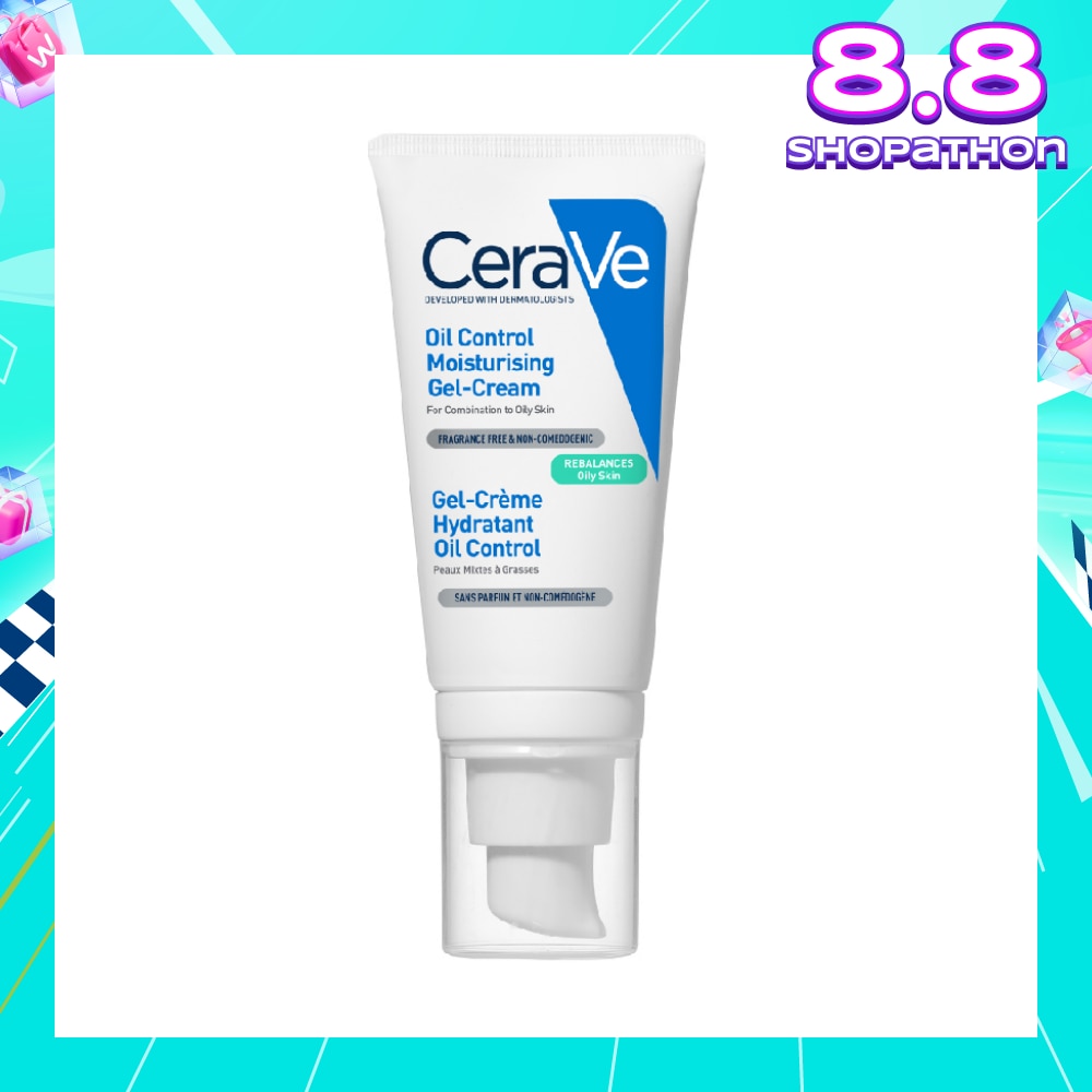 Oil Control Moisturising Gel-Cream (Fragrance Free & Non-Comedogenic, For Combination To Oily Skin) 52ml