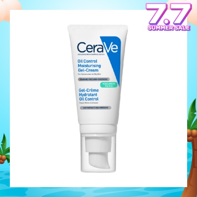 CERAVE Oil Control Moisturising Gel-Cream (Fragrance Free & Non-Comedogenic, For Combination To Oily Skin) 52ml