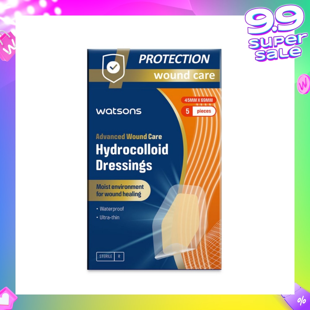 Hydrocolloid Dressings 45mm x 69mm 5s