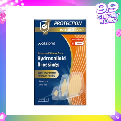 WATSONS Hydrocolloid Dressings Assorted Size 6s