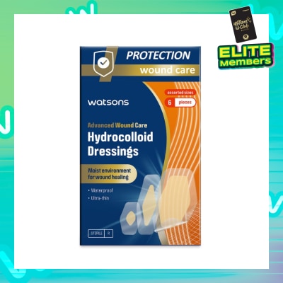 WATSONS Hydrocolloid Dressings Assorted Size 6s
