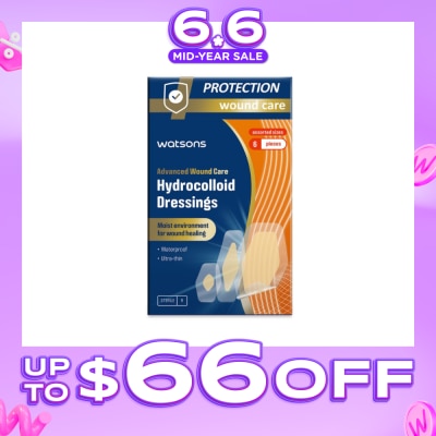 WATSONS - Hydrocolloid Dressings Assorted Size 6s