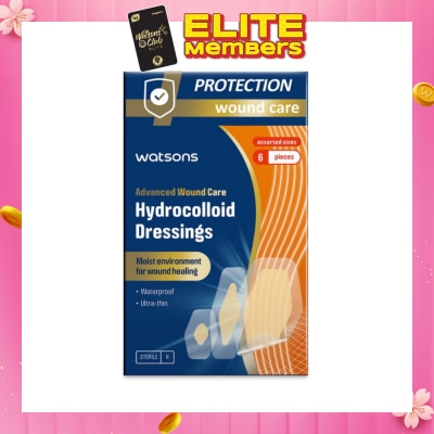 WATSONS Hydrocolloid Dressings Assorted Size 6s