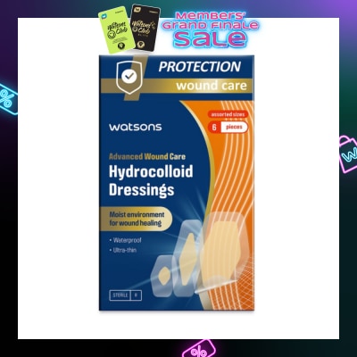 WATSONS Hydrocolloid Dressings Assorted Size 6s