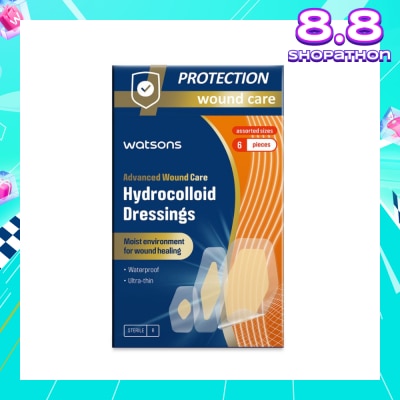 WATSONS Hydrocolloid Dressings Assorted Size 6s