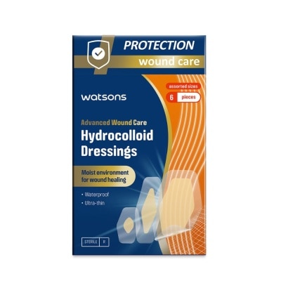 WATSONS Hydrocolloid Dressings Assorted Size 6s