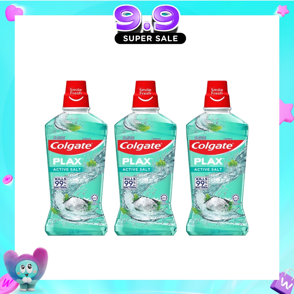 Plax Mouthwash Active Salt Bundle Set 1s image