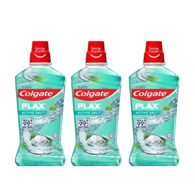 COLGATE - Plax Mouthwash Active Salt Bundle Set 1s image