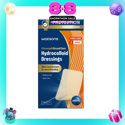 WATSONS - Hydrocolloid Dressings 100m x 60mm 2s