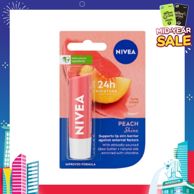 NIVEA LIPS FRUITY PEACH 4.8G