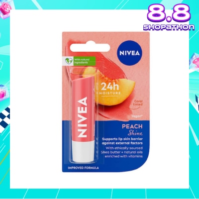 NIVEA LIPS FRUITY PEACH 4.8G