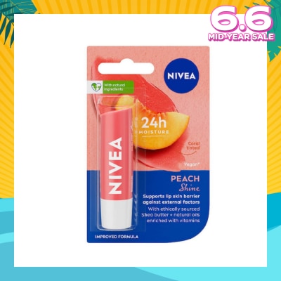 NIVEA LIPS FRUITY PEACH 4.8G