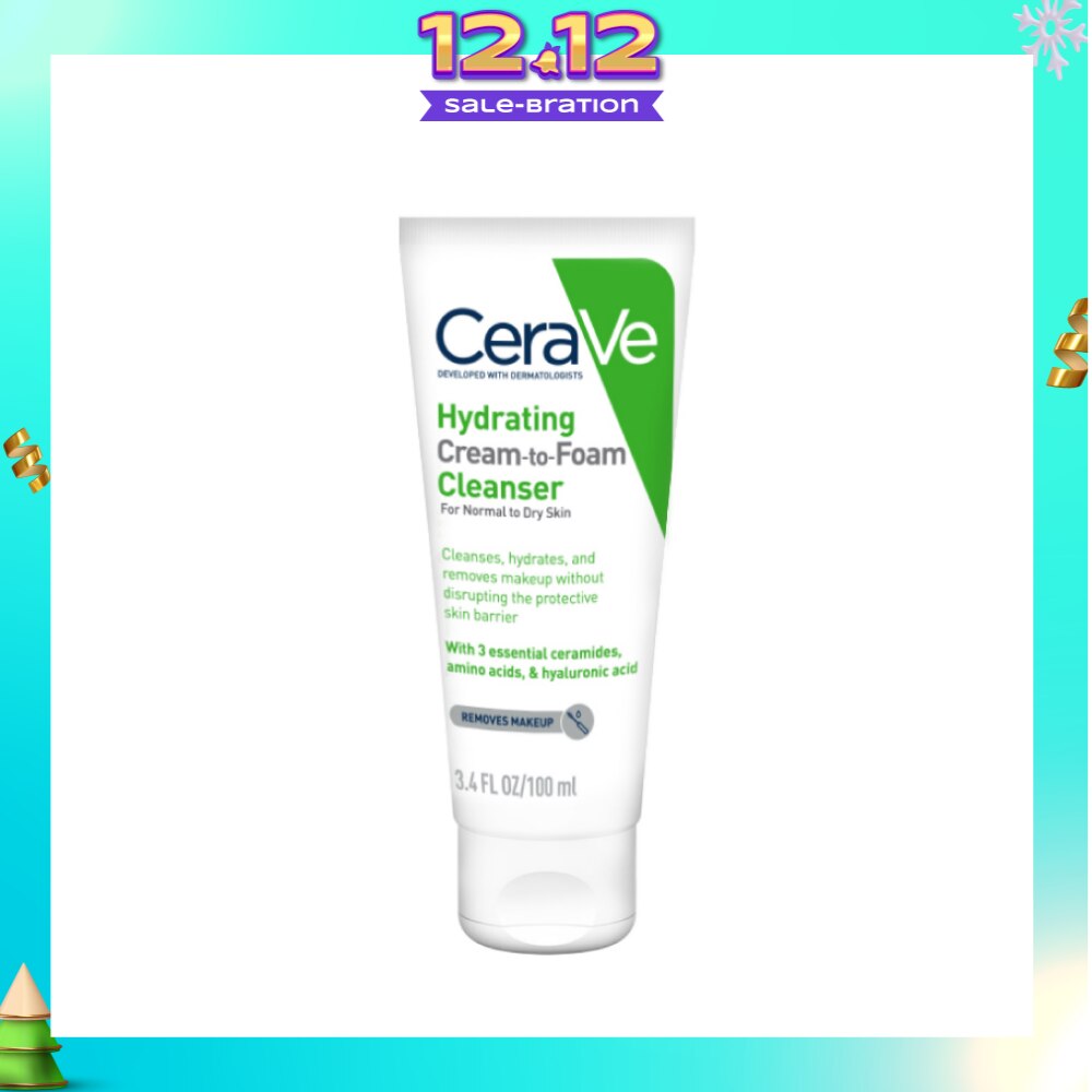 Hydrating Cream To Foam Cleanser (For Normal To Dry Skin) 100ml