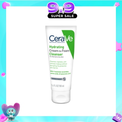 CERAVE - Hydrating Cream to Foam Cleanser 100ml image