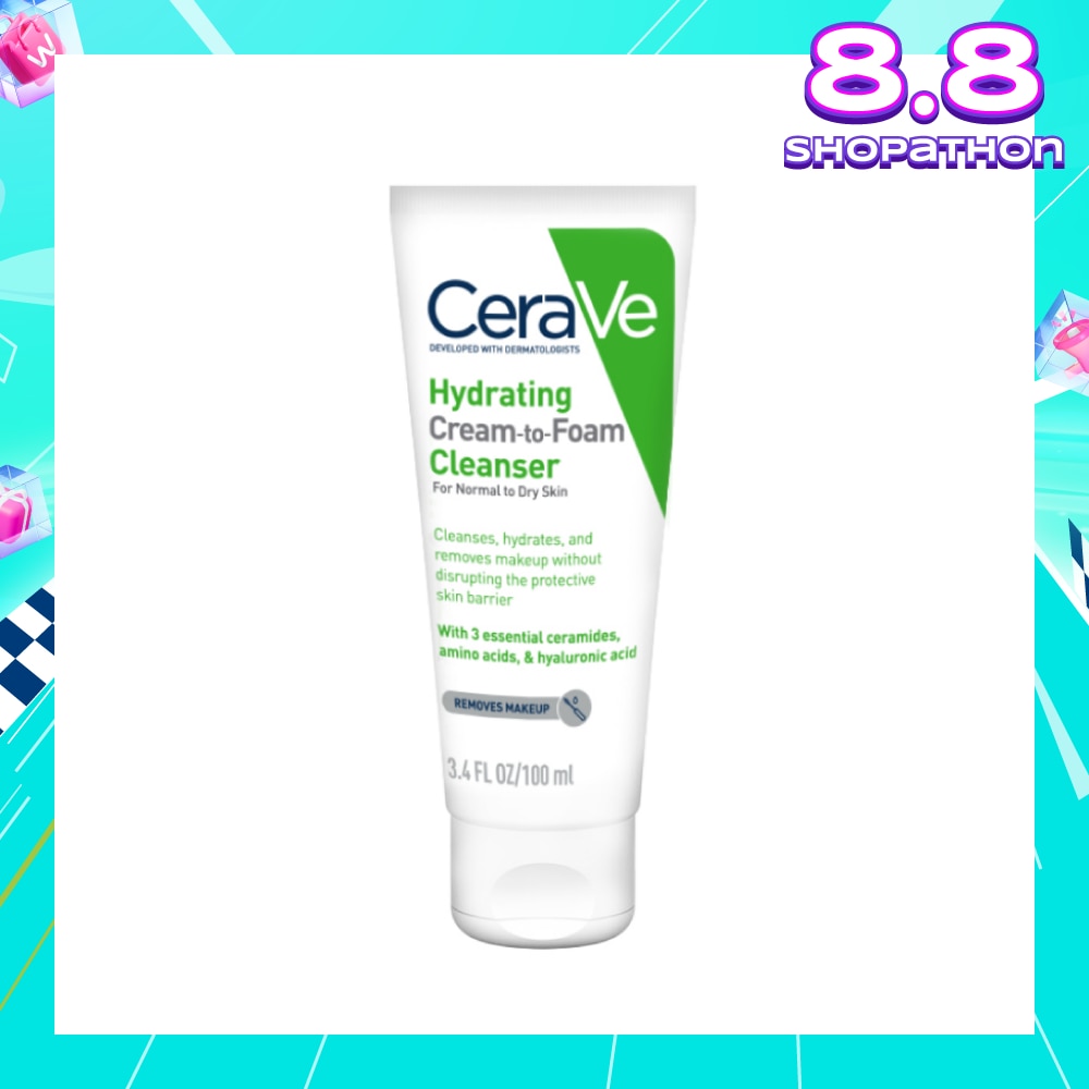 Hydrating Cream To Foam Cleanser (For Normal To Dry Skin) 100ml