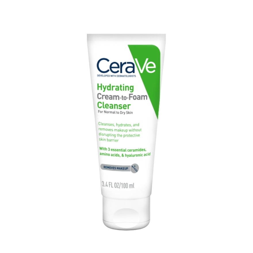 Hydrating Cream To Foam Cleanser (For Normal To Dry Skin) 100ml