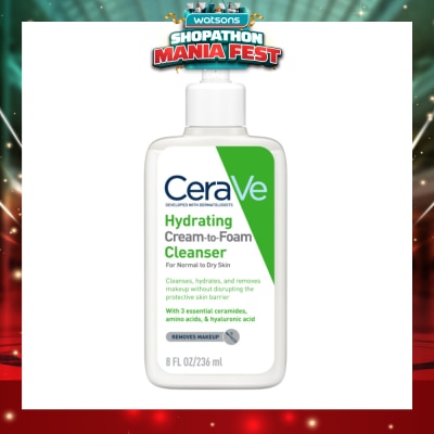 CERAVE - Hydrating Cream to Foam Cleanser 236ml