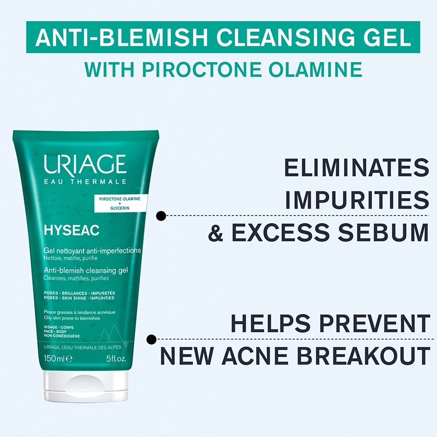 Hyseac Anti-Blemish Cleansing Gel (For Oily Skin Prone To Blemishes) 150ml