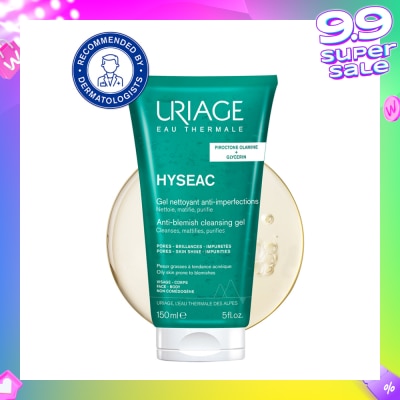 URIAGE Hyseac Anti-Blemish Cleansing Gel (For Oily Skin Prone To Blemishes) 150ml